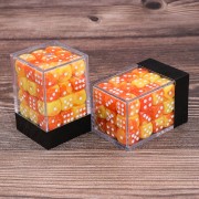 (Yellow+Orange) 12mm pips dice